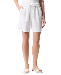 Gloria Vanderbilt Women's Pull-On Linen Shorts