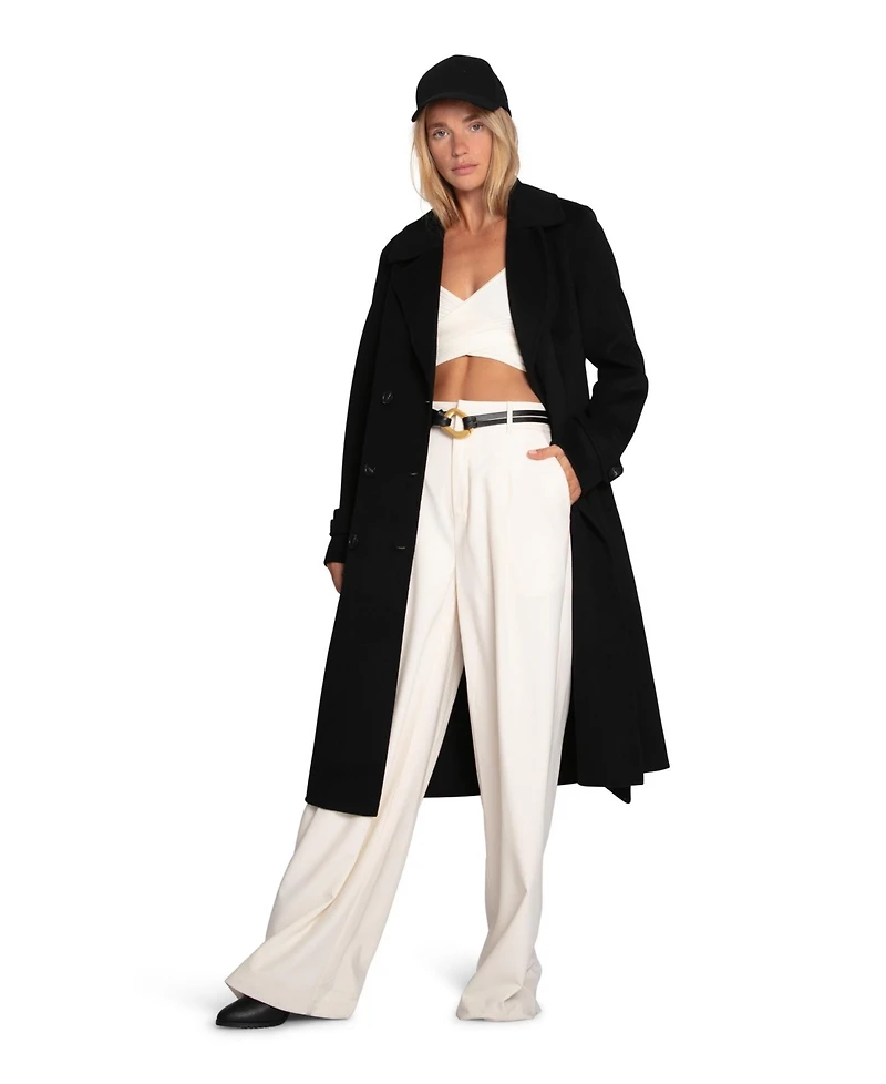 Belle & Bloom Women's Front Runner Belted Coat