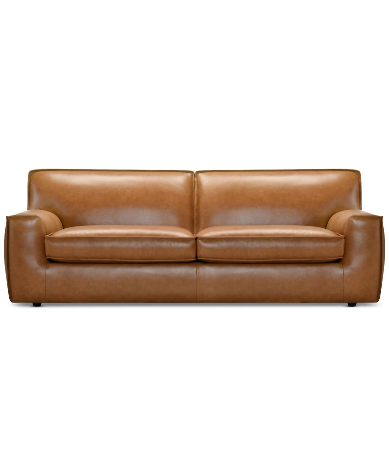 Glympton 92" Leather Sofa, Exclusively at Macy's