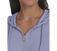 Calvin Klein Performance Ruched-Sleeve Zip Hoodie