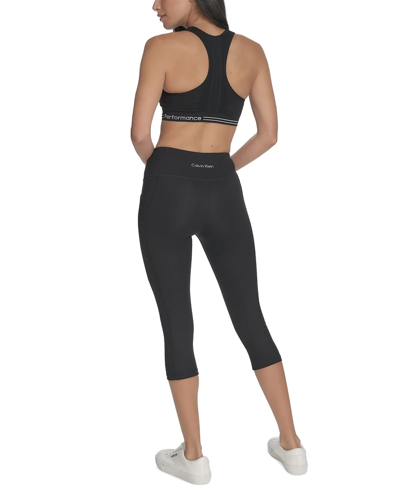 Calvin Klein Performance Women's High-Waist Capri Leggings