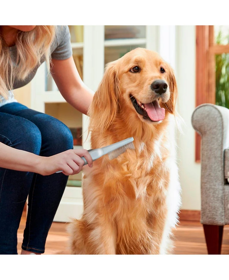 Ocean Plastic by Pt Single-Sided Pin Comb Brush for Pets, Eco-Friendly Grooming Tool Dogs and Cats