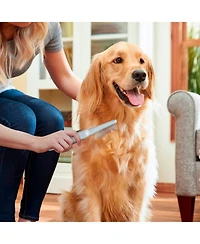 Ocean Plastic by Pt Single-Sided Pin Comb Brush for Pets, Eco-Friendly Grooming Tool Dogs and Cats