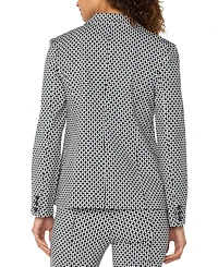 Liverpool Los Angeles Women's Printed One-Button Blazer