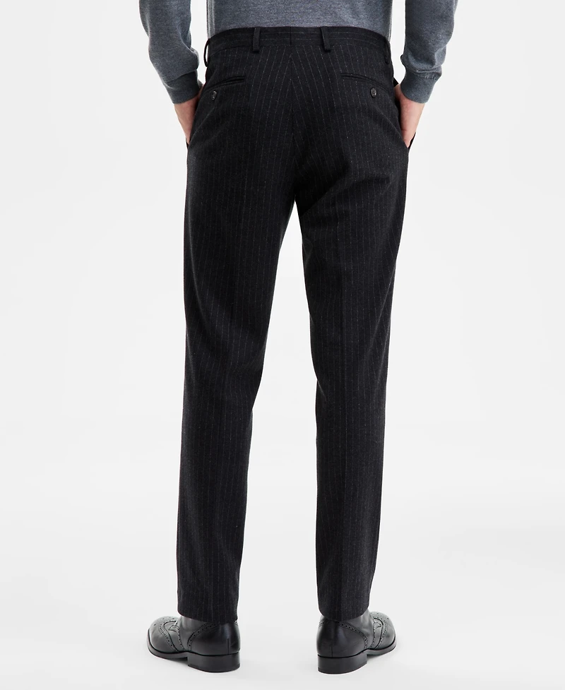 Tommy Hilfiger Men's Modern-Fit Knit Pinstripe Suit Separate Pants