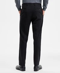 Tommy Hilfiger Men's Modern-Fit Knit Pinstripe Suit Separate Pants