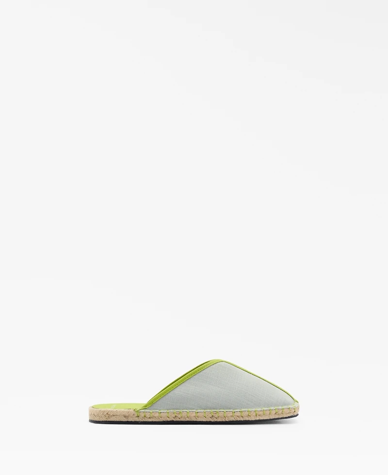 Mango Women's Contrast Stitch Espadrille Slip-Ons