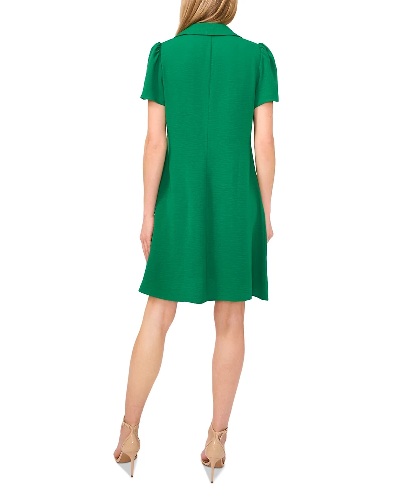 CeCe Women's Short-Sleeve Collared Polo Dress