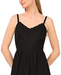 CeCe Women's V-Neck Sleeveless Tiered Maxi Dress