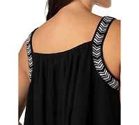 Liverpool Los Angeles Women's Sleeveless Beaded Tank Top