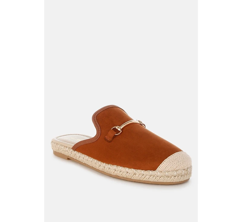 Nazaya Horsebit Detail Espadrilles Mules Women