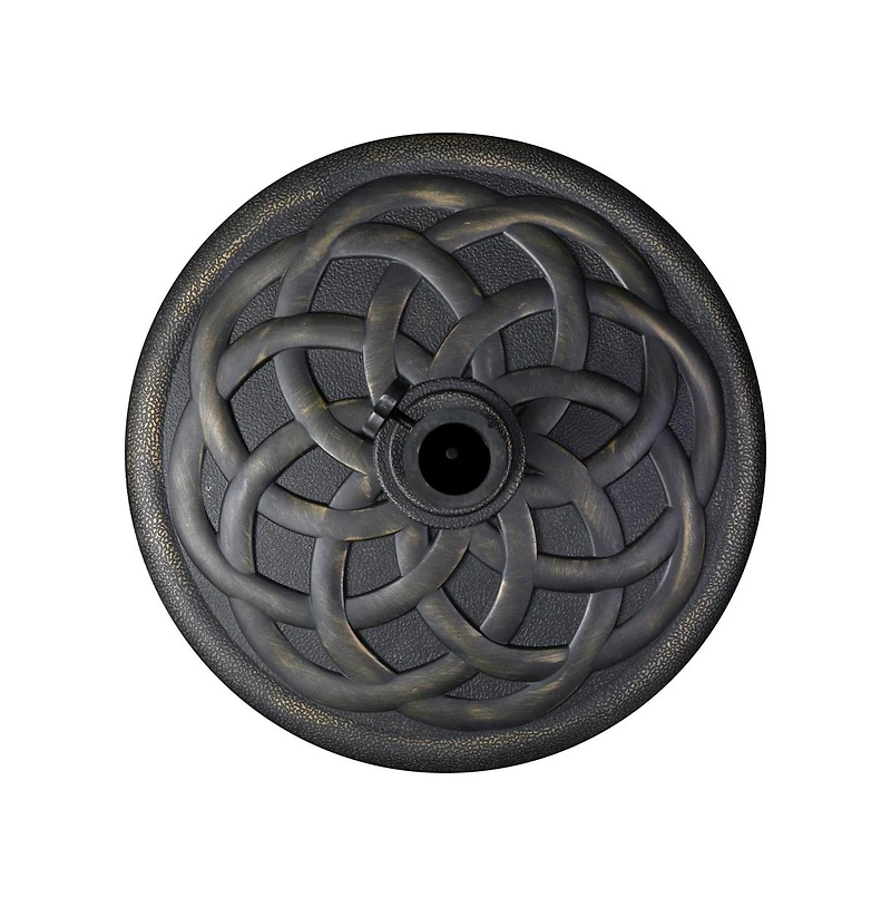 Universal Cement Patio Umbrella Base - Weatherproof - 19.25" Diameter