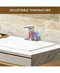 Mondawe Touchless Bathroom Faucet