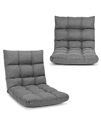 14-Position Adjustable Folding Lazy Gaming Sofa