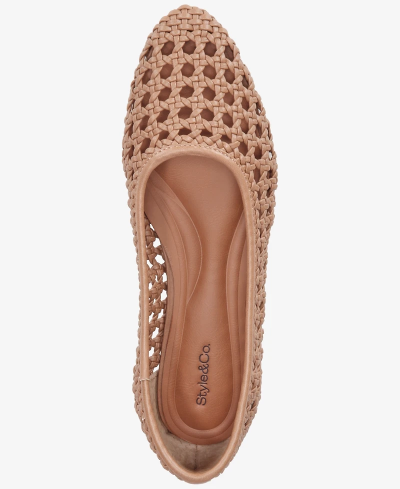 Style & Co Women's Tessa Flat Woven Flats, Exclusively at Macy's