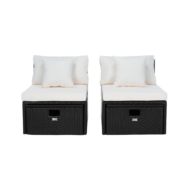 Pramla Outdoor Set With Ottoman
