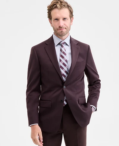 Calvin Klein Men's Slim-Fit Wool-Blend Suit Jacket