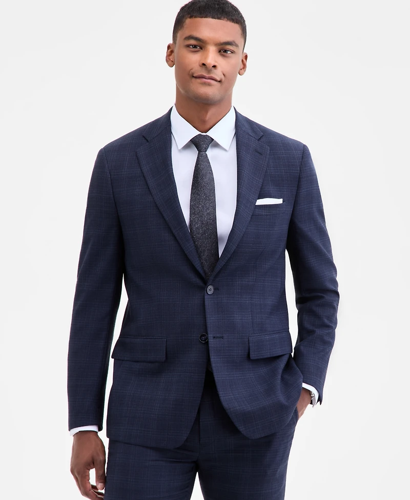 Calvin Klein Men's Slim-Fit Wool-Blend Suit Jacket