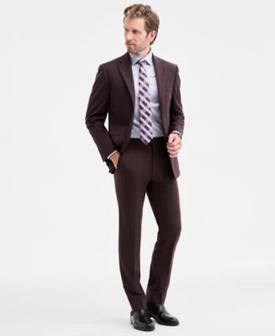 Calvin Klein Mens Slim Fit Wool Blend Suit