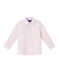 Andy & Evan Toddler Boys Toddler/Child Pink Striped Oxford Buttondown Set