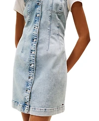 Tommy Jeans Women's V-Neck Button-Front Dress