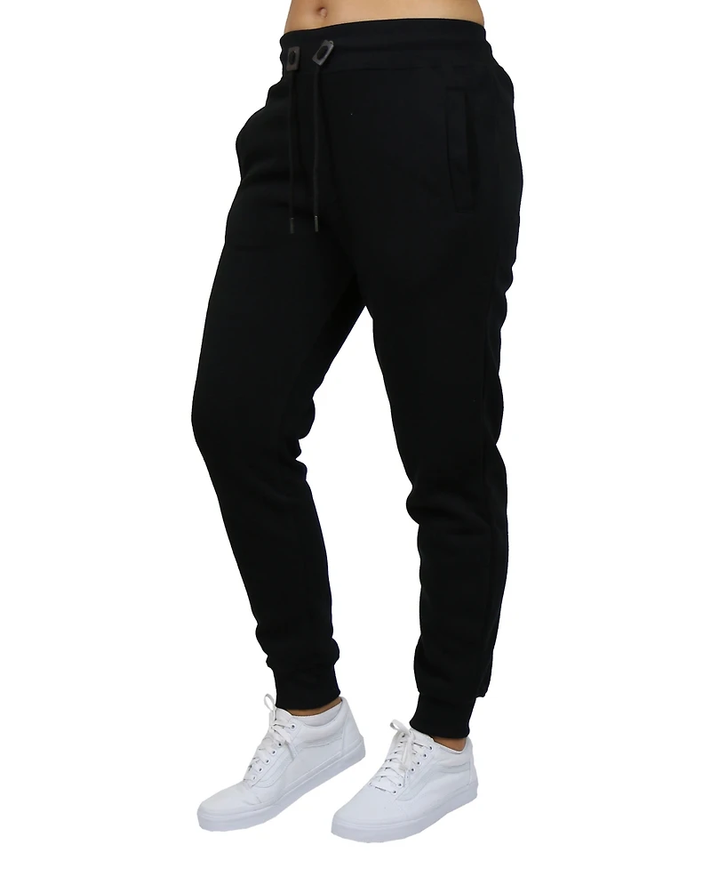 Galaxy By Harvic Women's Loose Fit Fleece Lined Jogger Sweatpants