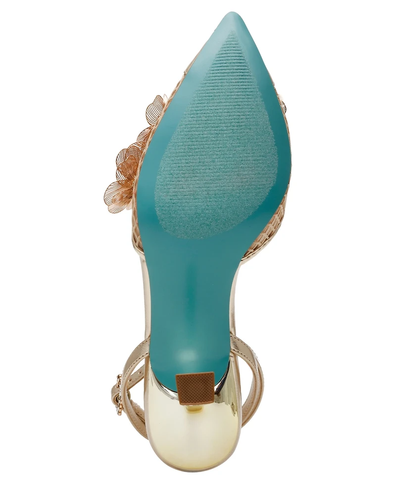 Betsey Johnson Women's Carli Flower Ornament Pumps