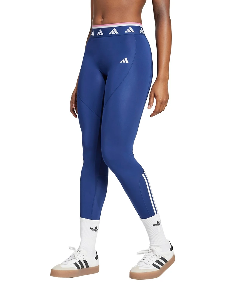 adidas Women's Hyperglam Color Pop Full Length Training Leggings
