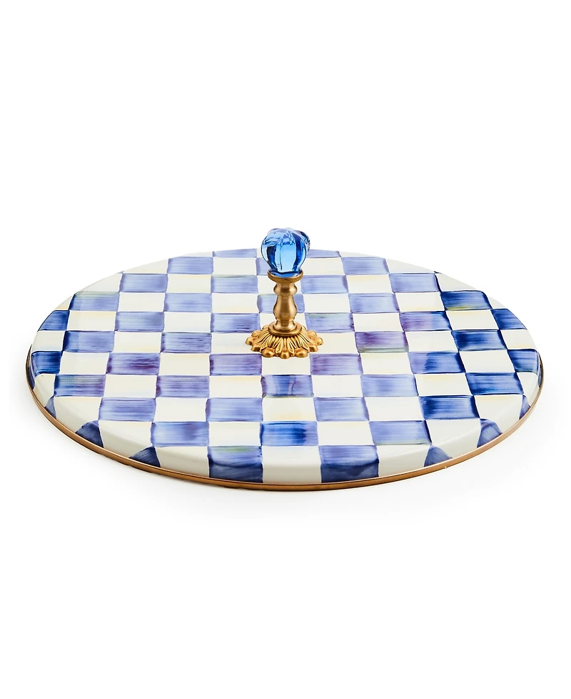 Mackenzie-Childs Royal Check Cheese Course