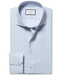 Charles Tyrwhitt Men's Slim-Fit Poplin Gingham Shirt