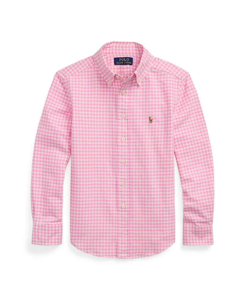 Polo Ralph Lauren Big Boys Gingham Oxford Shirt