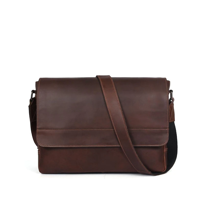 Polaris Leather Messenger Bag