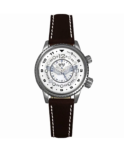 Abingdon Women's Wasp Tribute Tri-Time Gunmetal Watch, 33mm