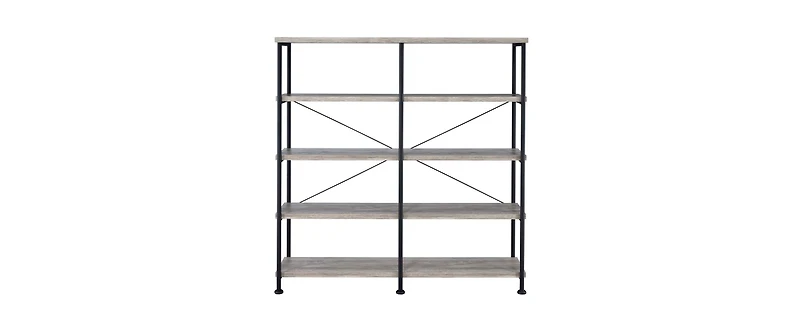 Storage shelves with 5 adjustable levels, garage storage shelves, heavy-duty metal shelves, practical shelf units, suitable for warehouse storage room