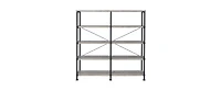 Storage shelves with 5 adjustable levels, garage storage shelves, heavy-duty metal shelves, practical shelf units, suitable for warehouse storage room