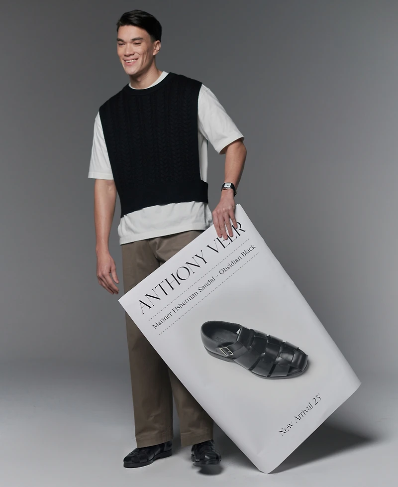 Anthony Veer Men's Mariner Fisherman Comfort Sandals