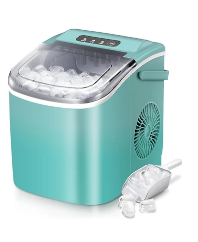 Cowsar 26.5lbs Ice Maker Portable Countertop, 9 Bullet Cubes 6 Mins, Self-Cleaning