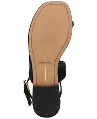 Dolce Vita Women's Earla Gladiator Toe Ring Thong Flat Sandals