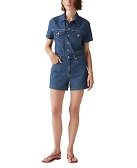 Levi's Women's Cotton Type Iii Denim Romper