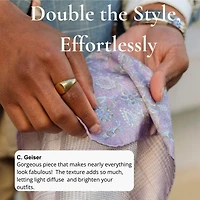 Elizabetta Men's Enzo - Double Sided Silk Pocket Square for Men