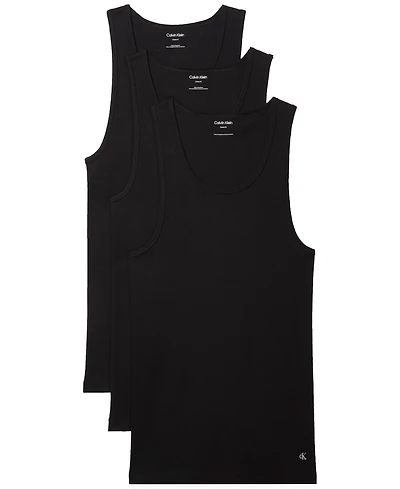 Calvin Klein Men's 3-Pack Cotton Classics Tank Tops