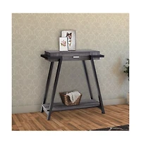 Console Table with Angled Leg Support and Drawer for Stylish Storage and Entryway Decor