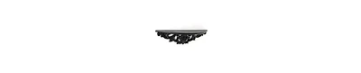 Hand Carved Wooden Moonbay Wall Shelf Floral Design