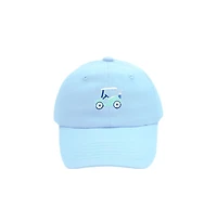 Bits & Bows Boys Boys Golf Cart Baseball Hat in Blue