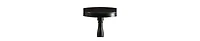 Traditional Round Side Table with Turned Pedestal Base – Sturdy Wood Construction