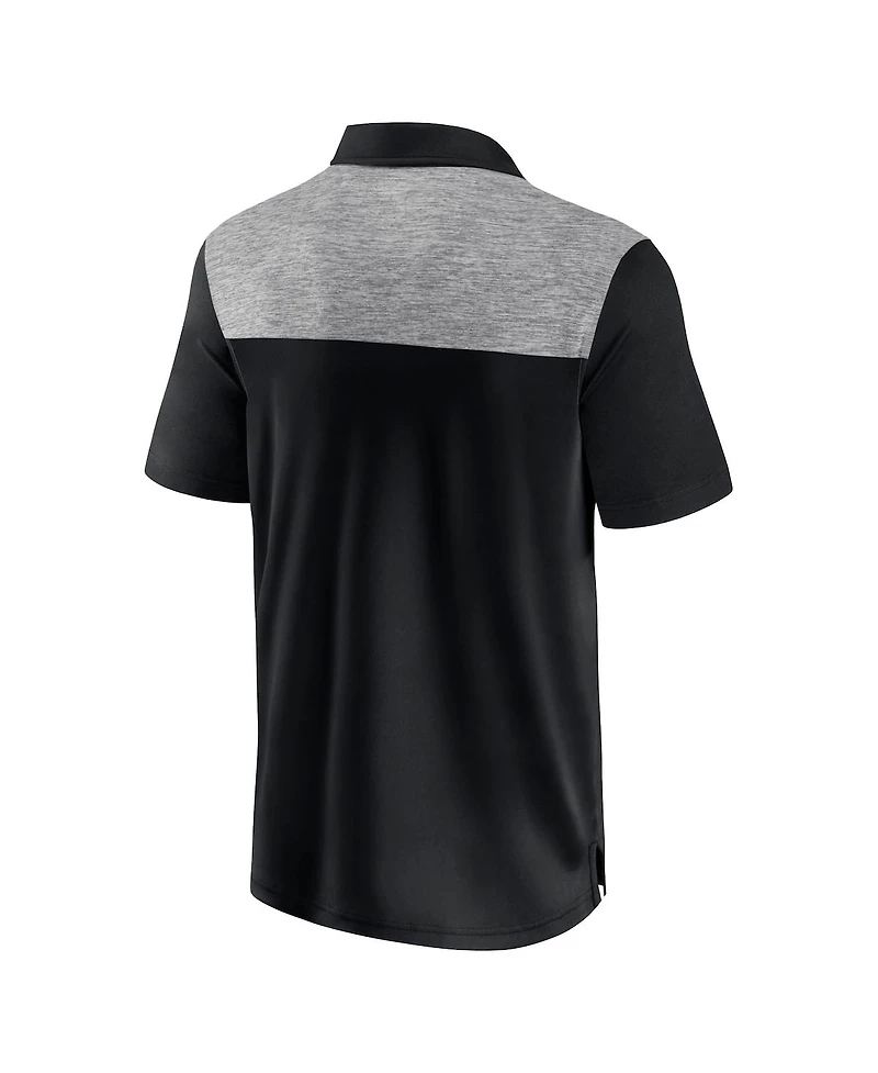 Fanatics Men's Black New York Jets Long Shot Polo Shirt