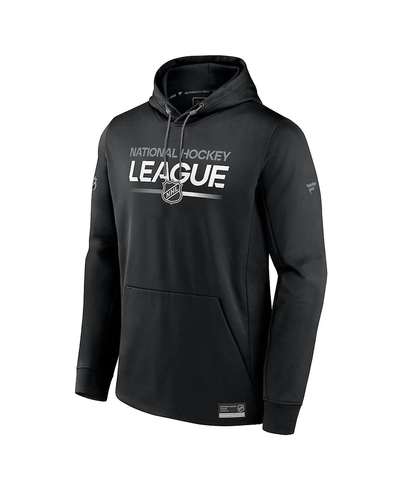 Fanatics Men's Black Nhl Fleece Pullover Hoodie