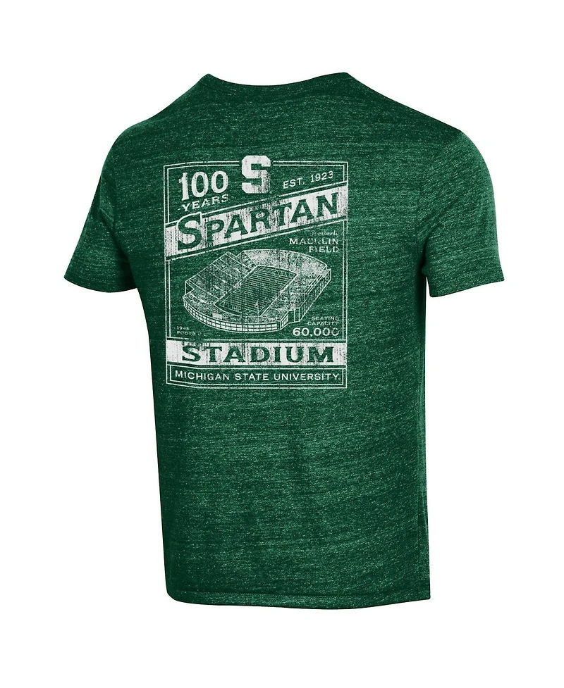 Champion Men's Green Michigan State Spartans 100Th Anniversary Spartan Stadium T-Shirt