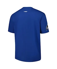 Pro Standard Men's Blue Colorado Avalanche Turn It Up Dropped Shoulder T-Shirt