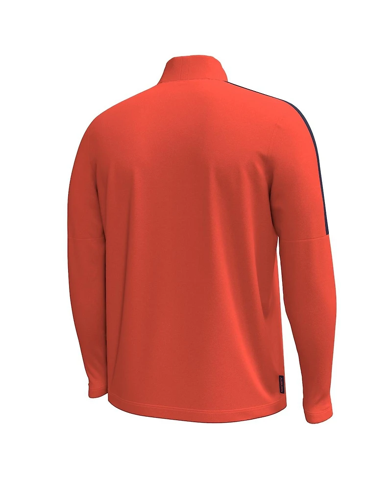 Under Armour Men's Orange Auburn Tigers Playoff Performance Quarter-Zip Jacket